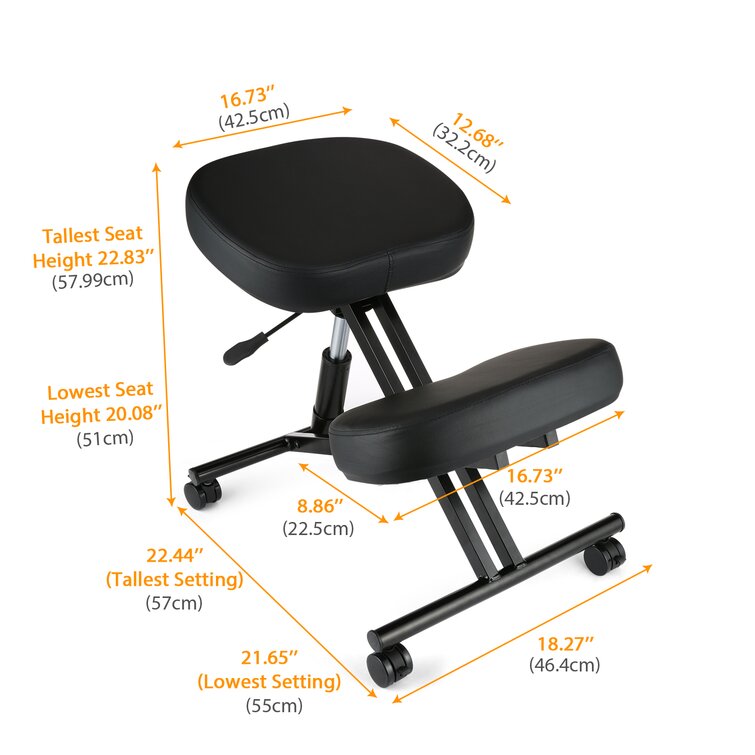 Ergonomic backless office discount chair